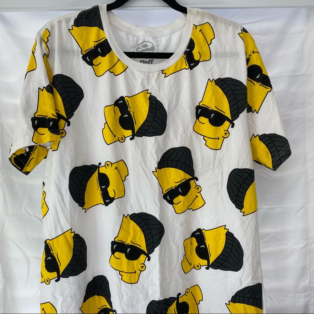 The Simpsons x Neff Steezy Bart Collab tee